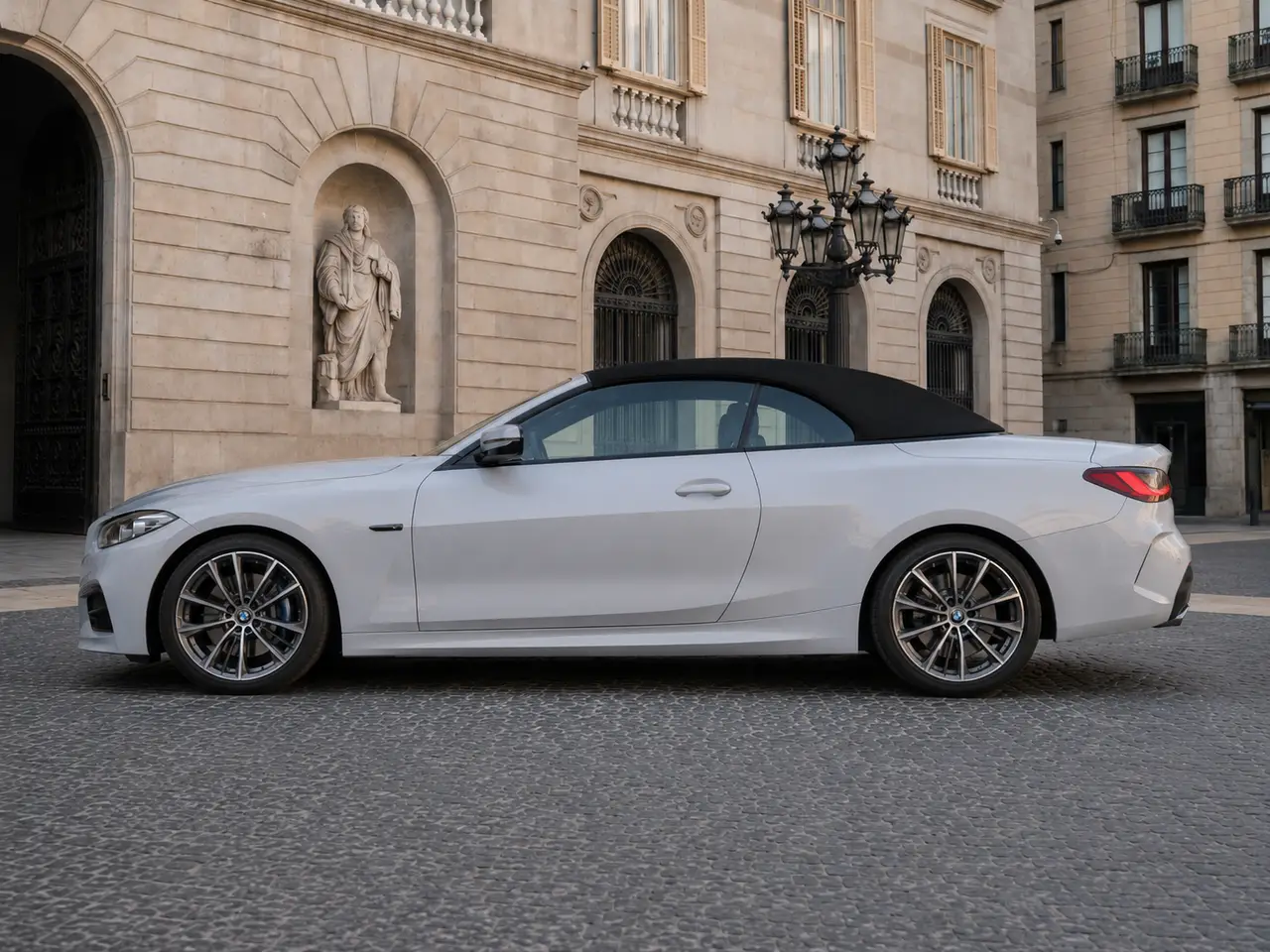 BMW 430i Cabrio 2023, exterior — Monaco Luxury Car Rental, Monaco. BMW 430i Cabrio in Monaco Renting a BMW 430i Cabrio in Monaco offers an open-air driving…