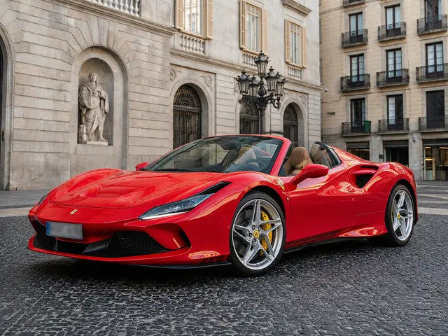Ferrari F8 Tributo Spider Red 2023 — Monaco Luxury Car Rental, Mónaco